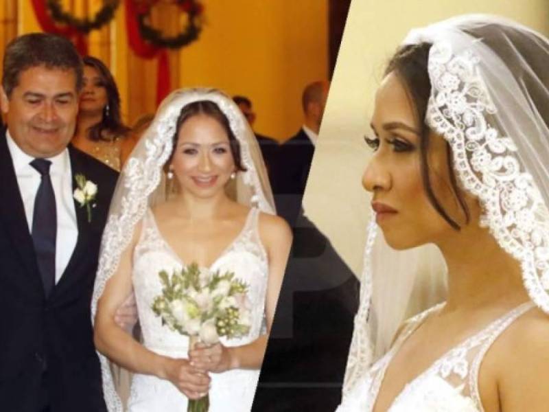 Ivonne María Hernández el día de su boda con David Rivera Gaekel.
