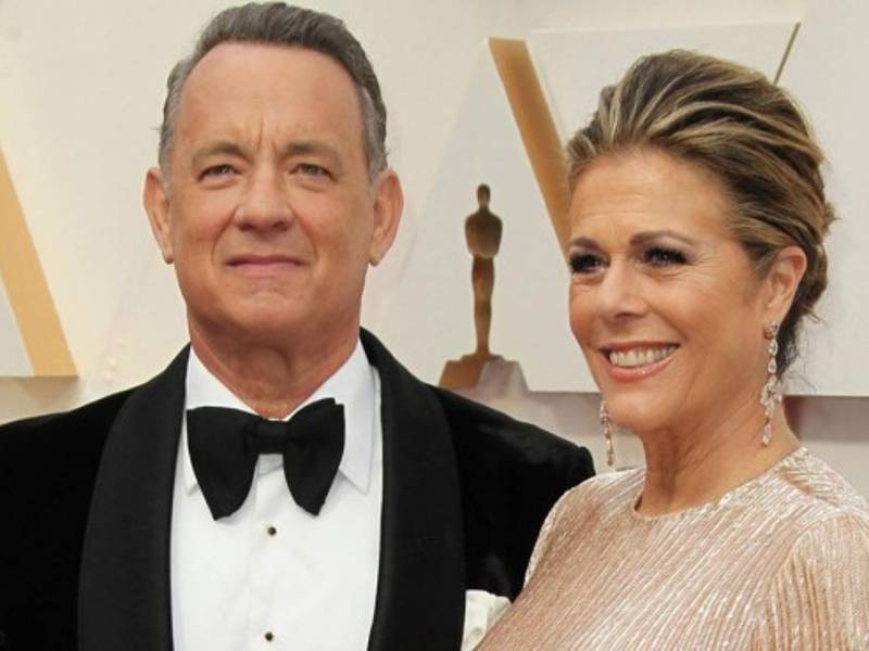 Tom Hanks y su esposa Rita Wilson.