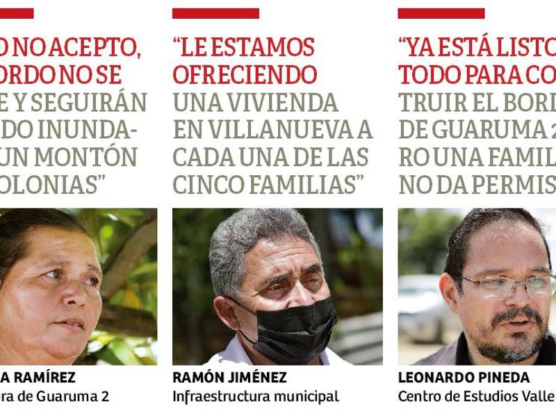 Bordos rotos y crecida de ríos tienen en zozobra al valle de Sula