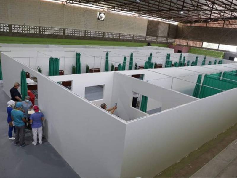 Al triaje se le suministró una cantidad importante de medicamentos y el personal médico ya está operando.