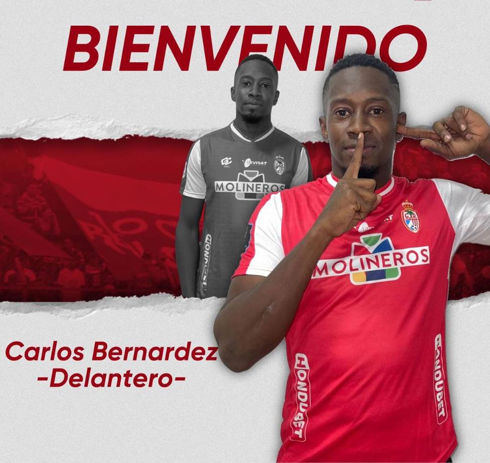 El delantero hondureño Carlos Bernárdez es nuevo refuerzo de la Real Sociedad de Tocoa tras jugar la temporada pasada con el Victoria. También militó en el Real España.