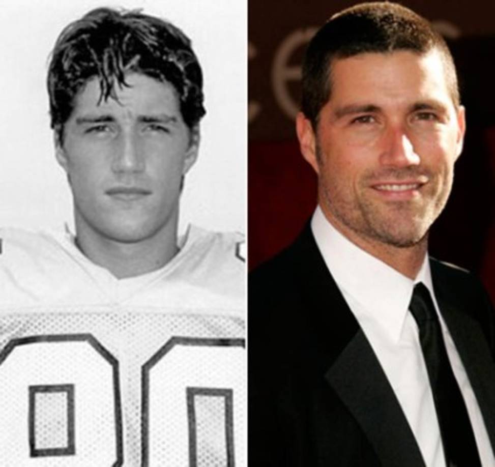 Matthew Fox. El actor de 'Lost' fue becado por la Universidad de Columbia para jugar el fútbol americano.