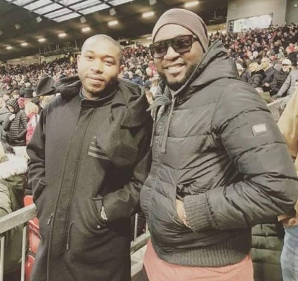 Wilson Palacios también pudo estar como aficionado en el Teatro de los Sueños, casa del Manchester United.