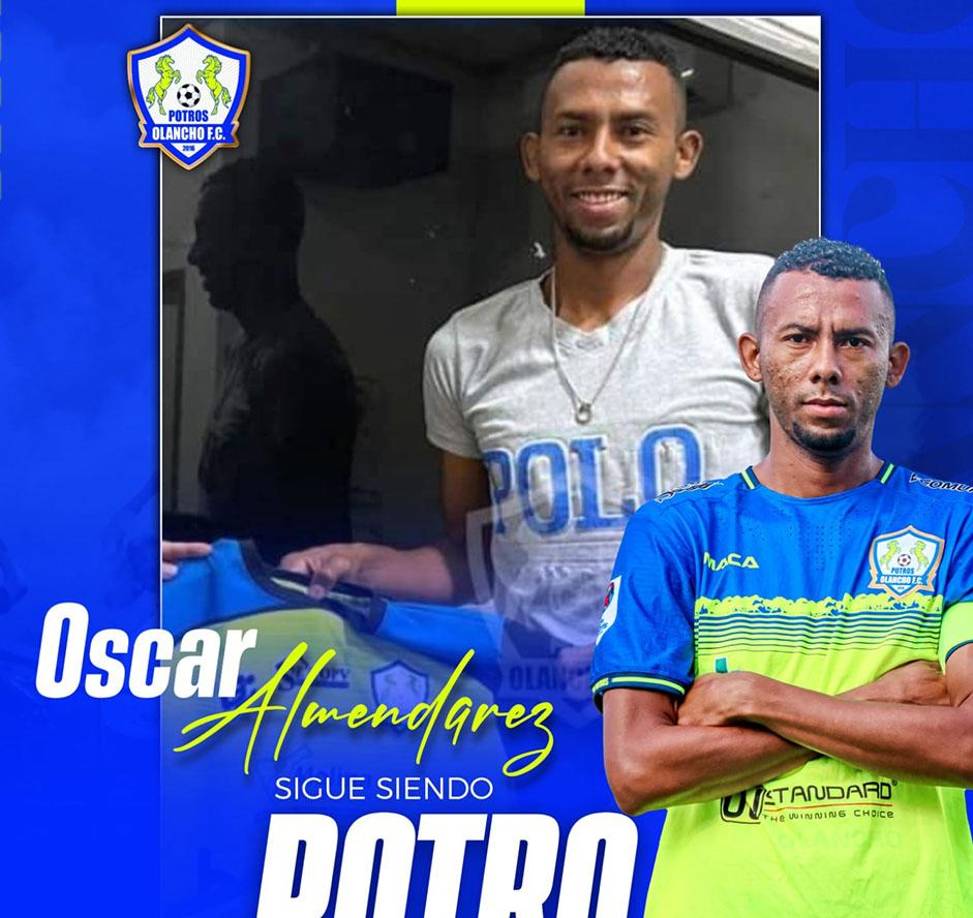 El lateral derecho Óscar Almendárez sigue en las filas del Olancho FC.