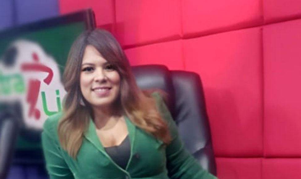 Melissa Andino es compañera de Orlando Ponce Morazán en el programa Extra Liga. 