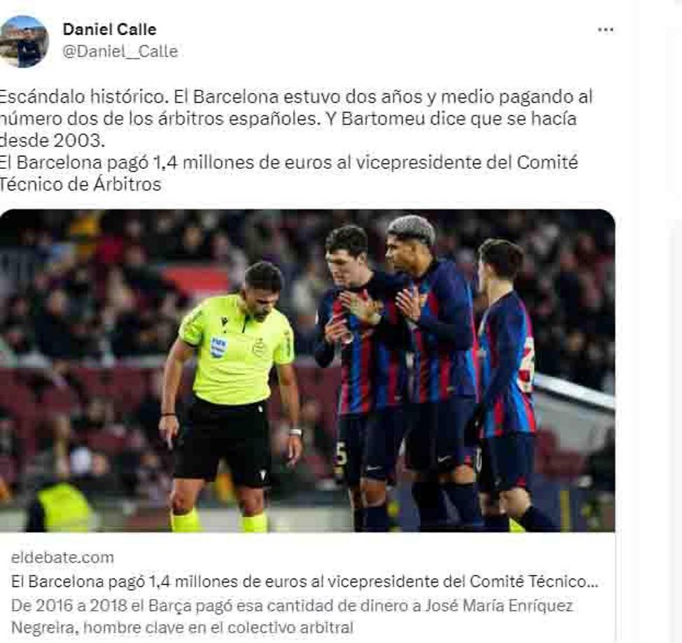 El Barcelona se encuentra en el ojo del huracán tras la noticia.