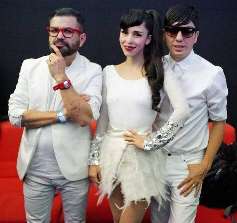 Belanova, el grupo de música pop, está conformado por Denisse Guerrero, Ricardo Arreola y Edgar Huerta. 