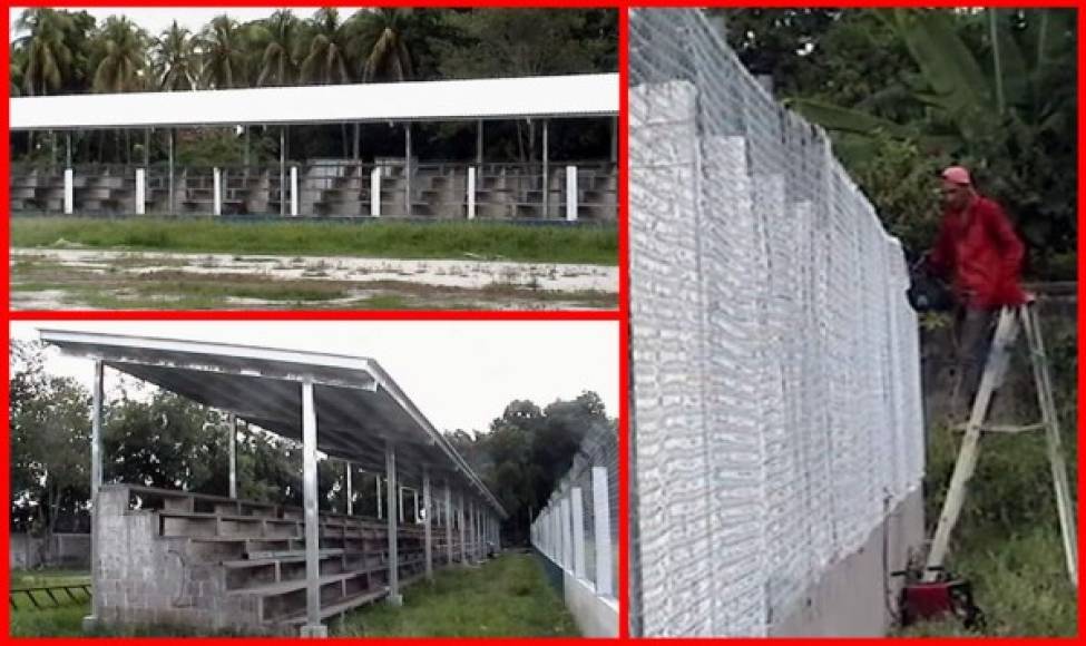 El estadio Milton “Chocolate” Flores de La Lima está siendo remodelado después de mucho tiempo en abandono. Así luce actualmente el inmueble.