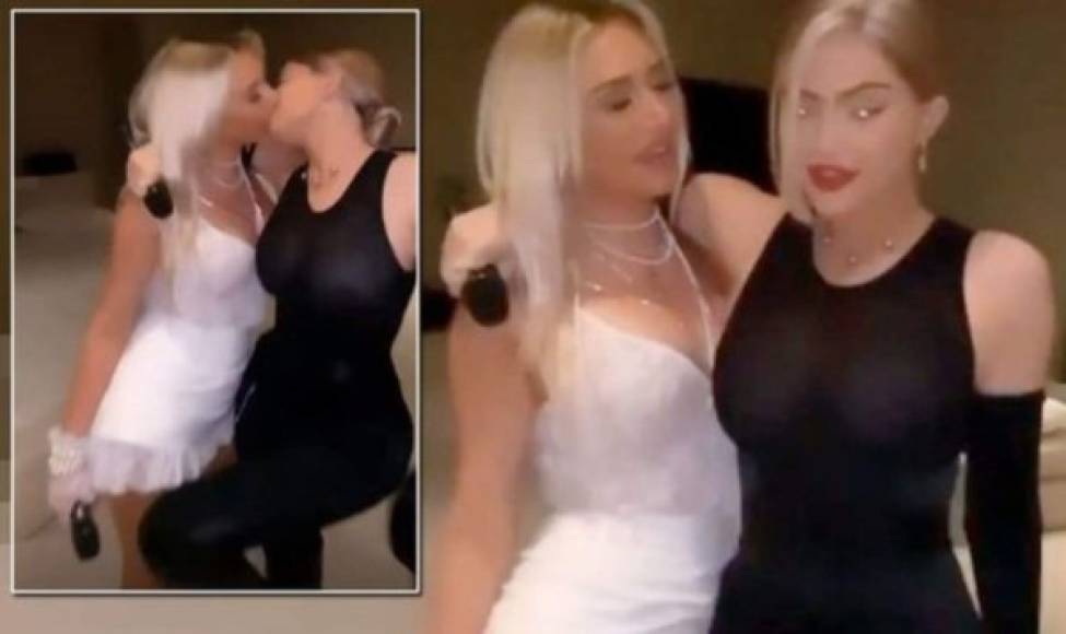 Aquel polémico momento sigue siendo recordado por el beso entre Madonna y Spears. Claro, para recrear el momento de manera exacta Kylie y Stassie no dudaron en plantarse un beso.
