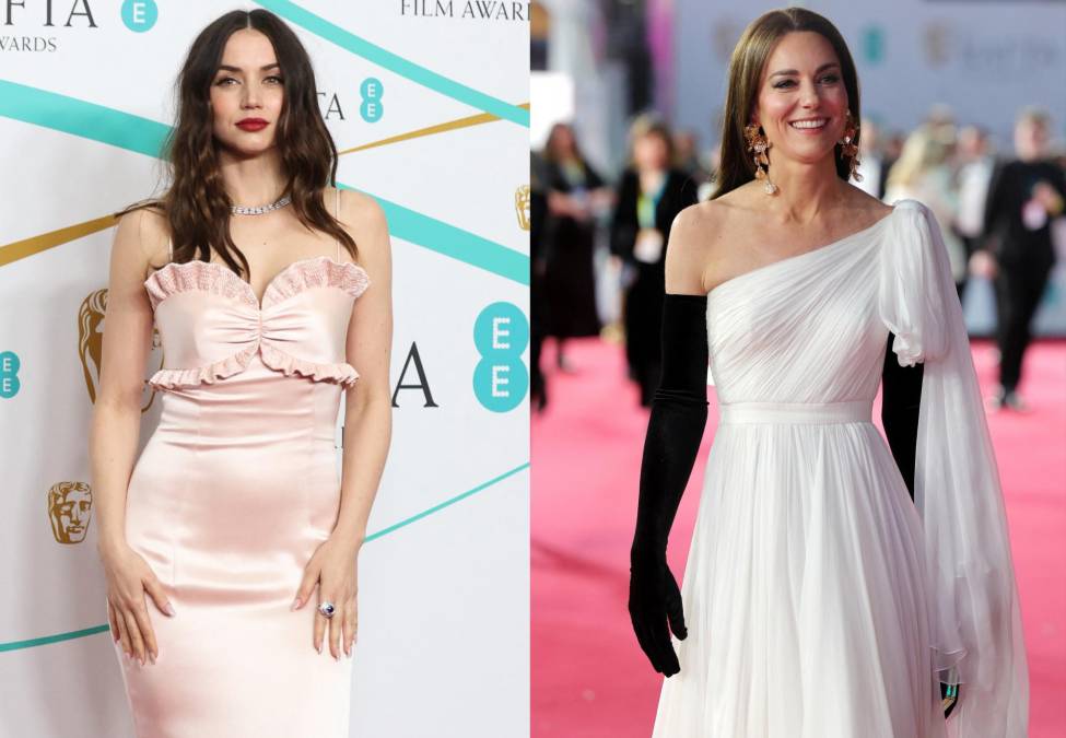 Premios Bafta 2023: Ana de Armas, Kate Middleton y otras bellezas