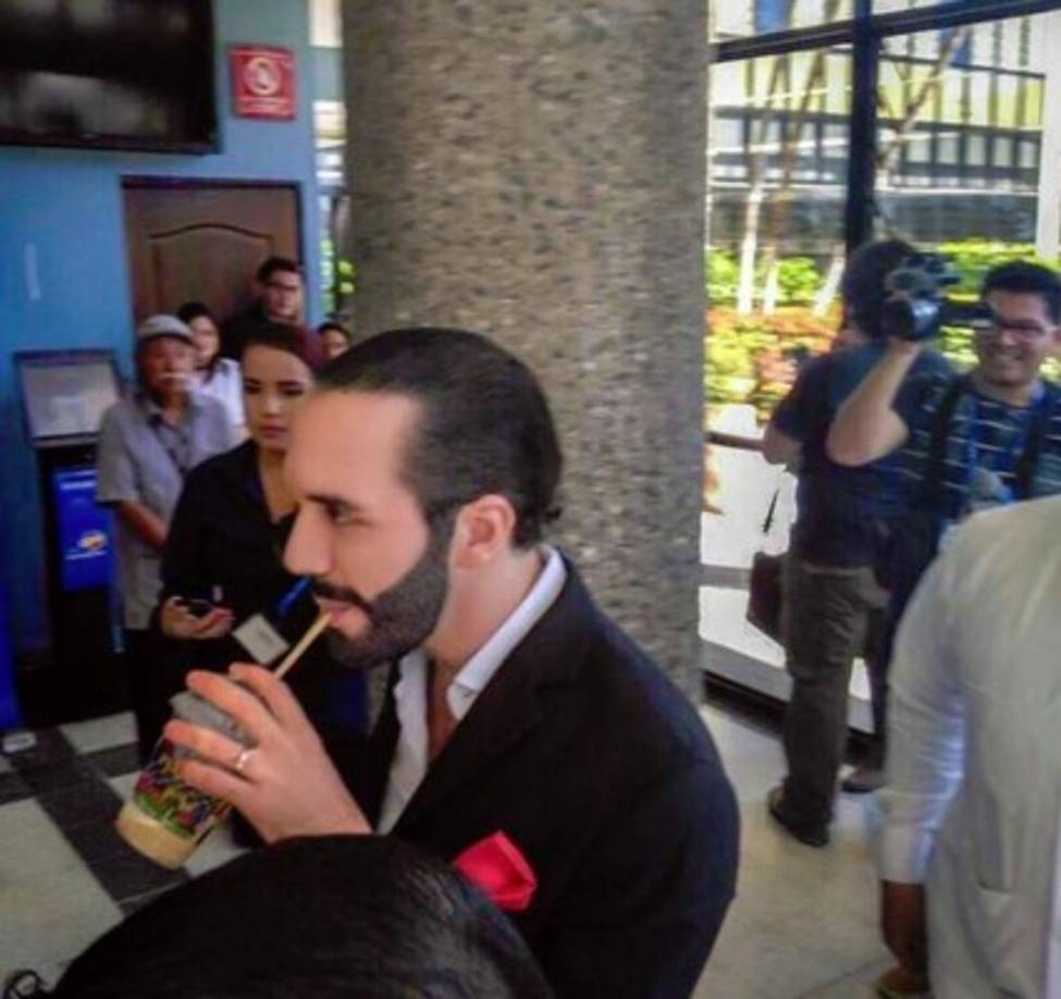 Salvadoran President Nayib Bukele, speaks during an ordinary session at the National Assembly asking for permission to leave the country in official trips on San Salvador, on June 3, 2019. (Photo by Oscar Rivera / AFP)