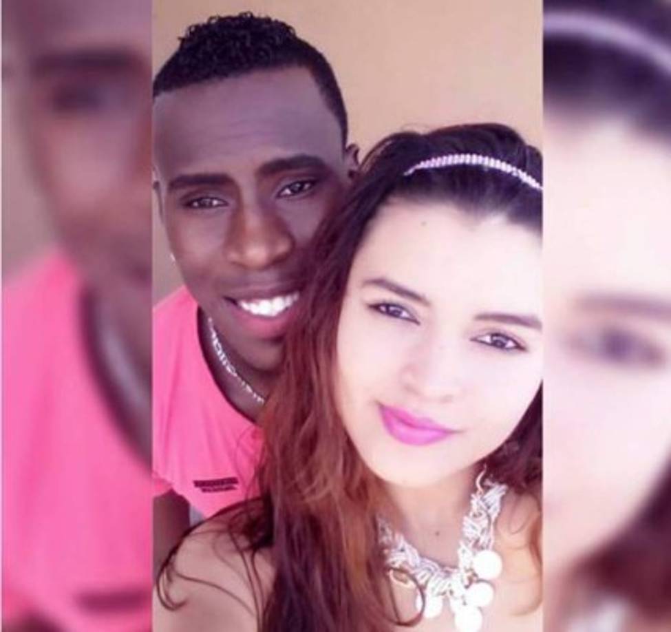 El delantero colombiano Roberto Riascos mantiene una relación con la joven Esthefany Rodríguez.