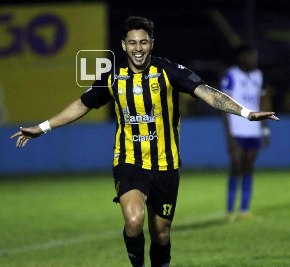 Pedro Baez tuvo una noche feliz con el Real España en Choloma.