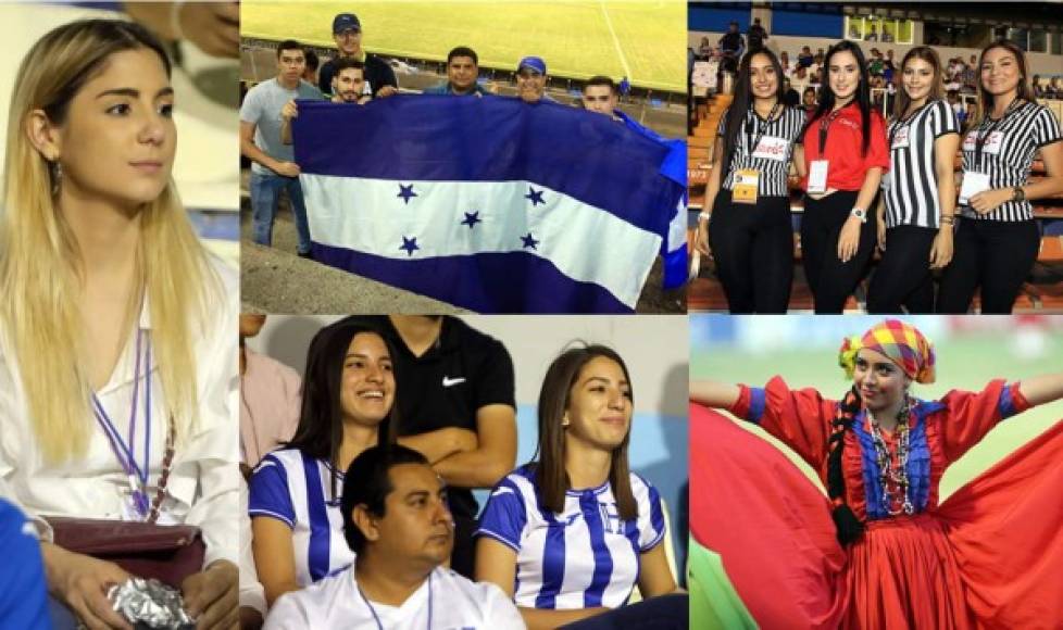 Las imágenes del ambiente que se ha vivido en el estadio Nacional con el partido amistoso de la Selección de Honduras contra Puerto Rico.