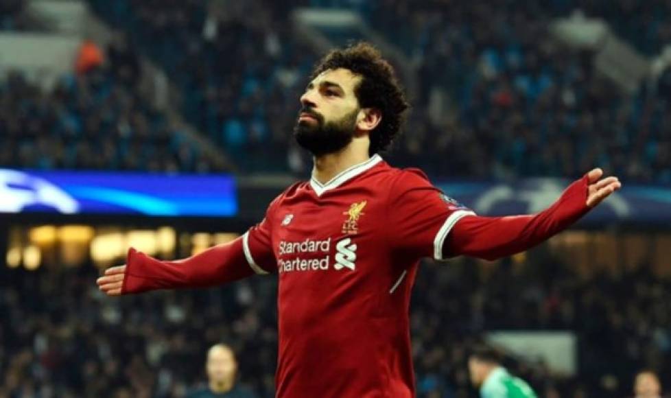 6. Mohamed Salah (Liverpool): El extremo egipcio sumó 22 goles (44 puntos) en la Premier League.