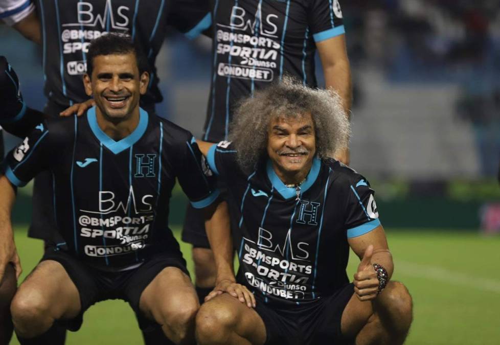 El colombiano Carlos ‘Pibe‘ Valderrama se mostró feliz de ser parte del partido de despedida de ‘Rambo’ de León.