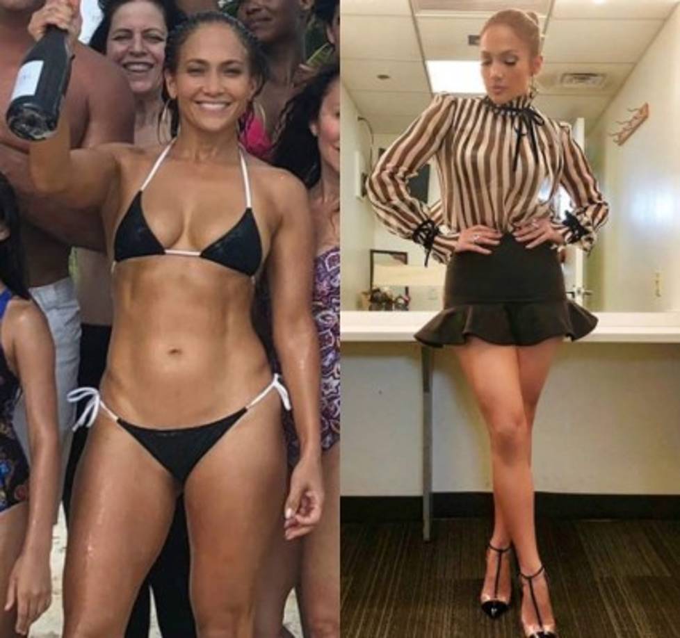 Jennifer López- 49 años<br/><br/>A punto de llegar al quinto piso la sensualidad de JLo solo aumenta.<br/>