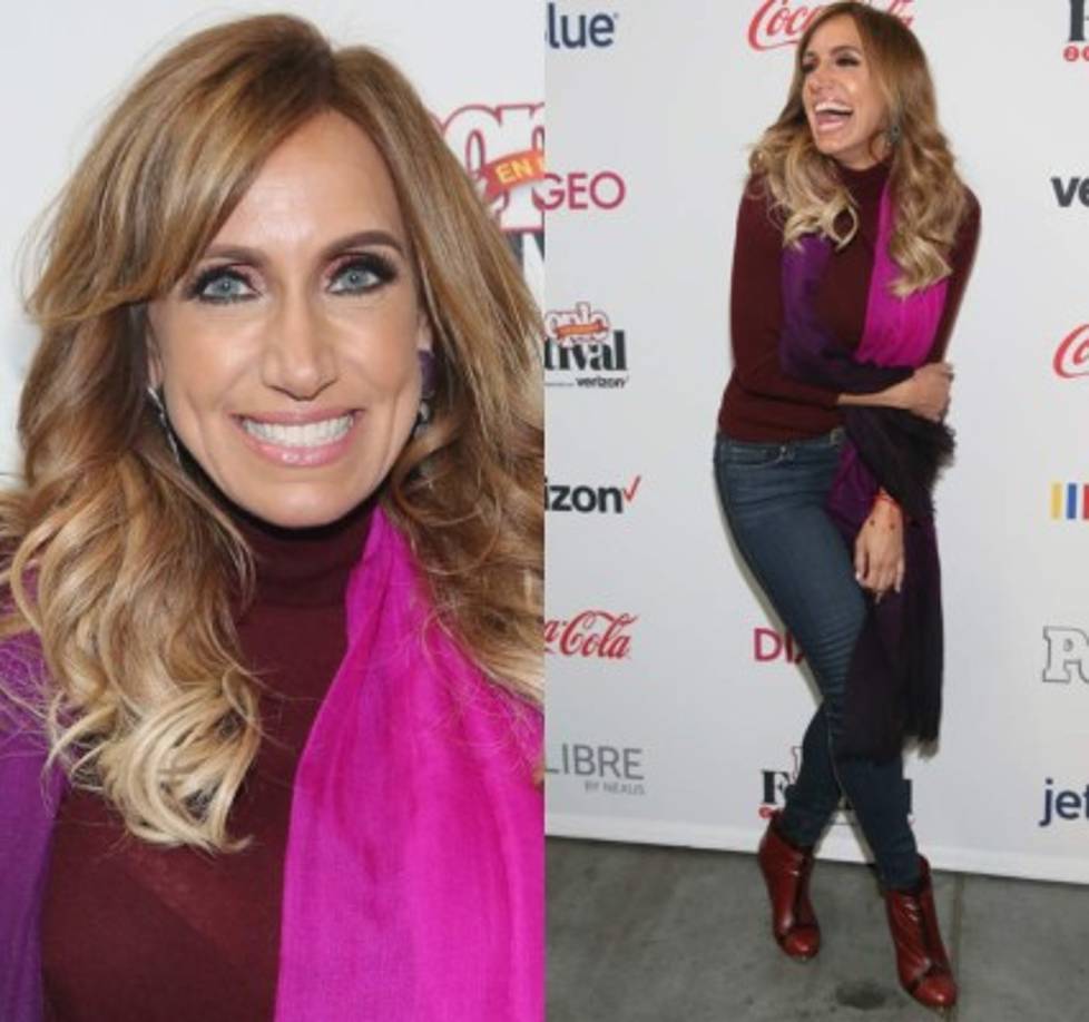 Lili Estefan con su sonrisa y mirada conquistó al público.