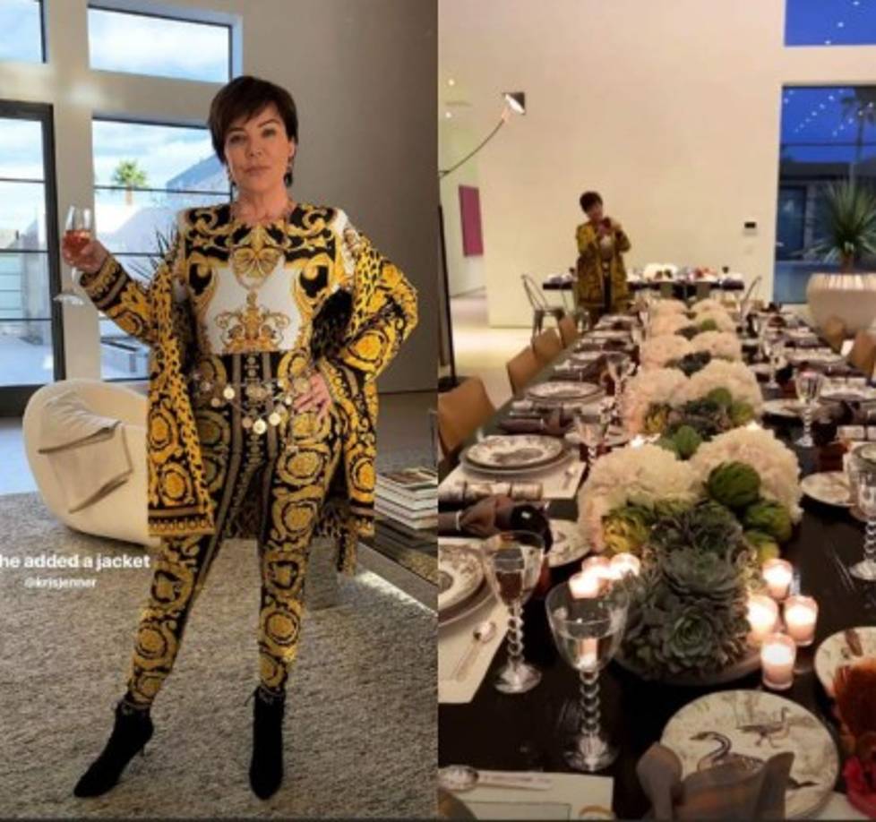 El clan Kardashian Jenner celebró en una gran fiesta familiar organizada por Kris Jenner.