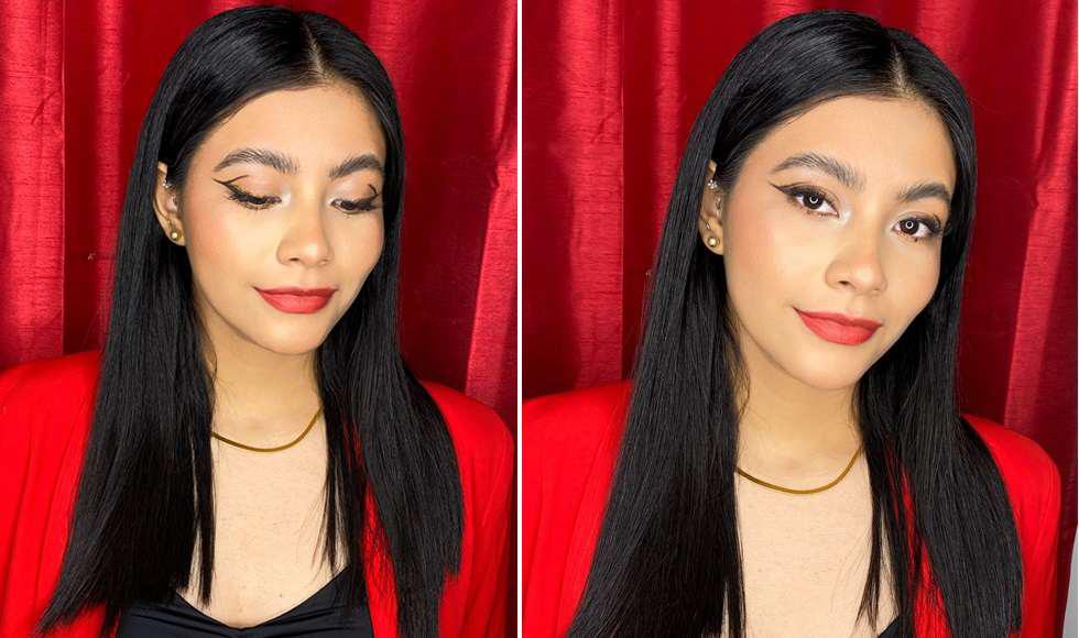 Pasos para un maquillaje con delineado gráfico