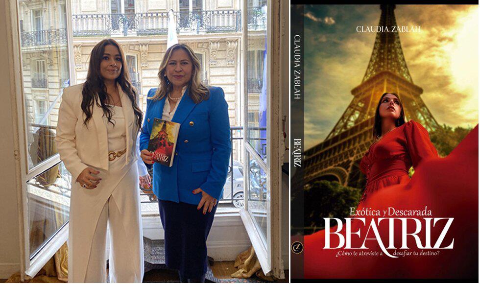 Claudia Zablah lanza nuevo libro en Europa