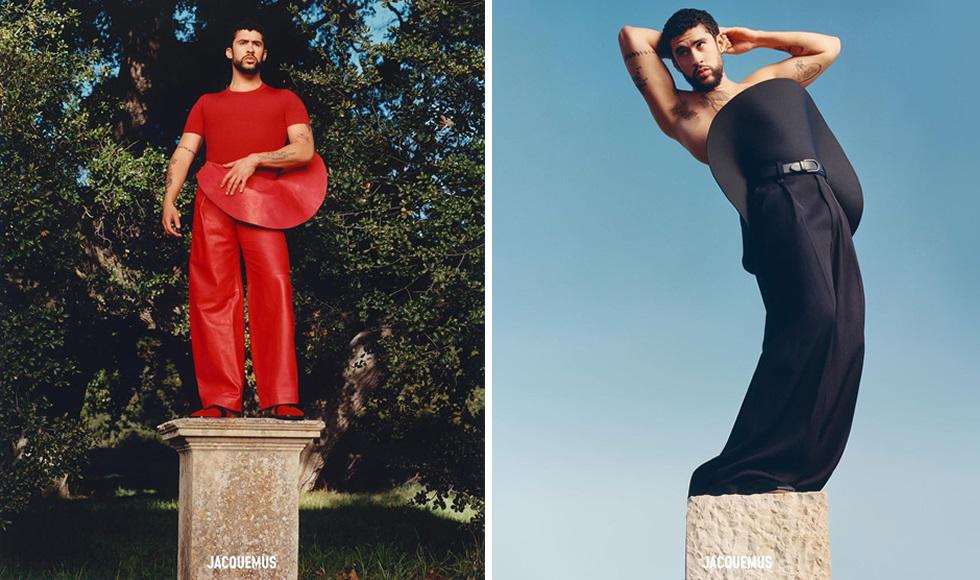 Bad Bunny se convierte en una escultura para la campaña de Jacquemus