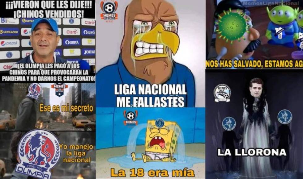 Los memes que dejó la anulación del Torneo Clausura 2020 de Honduras. Motagua y Diego Vázquez son víctimas de las burlas.