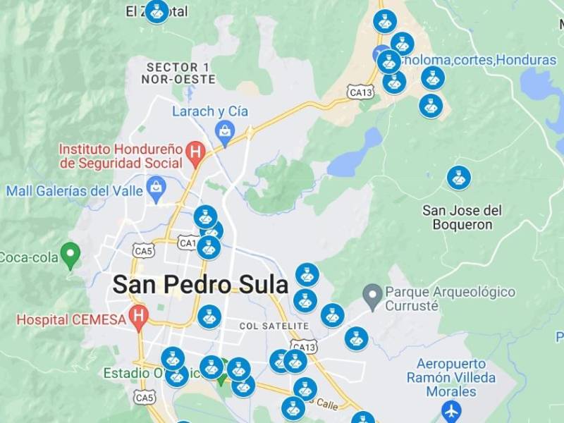 Más de 70 colonias fueron puestas bajo régimen de excepción en San Pedro Sula y alrededores