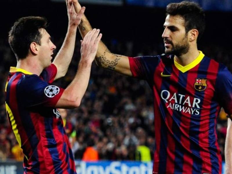Cesc Fábregas es muy buen amigo de Lionel Messi.