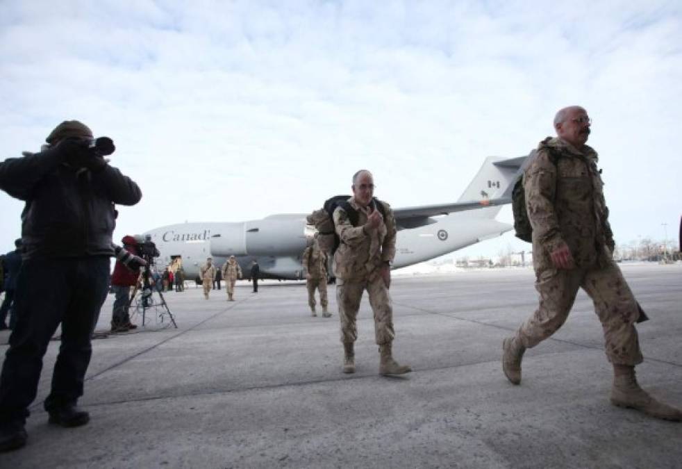 Canadá tiene unos 800 militares en Oriente Medio, incluidos los 500 de Irak, que participan en una misión de formación de la OTAN.