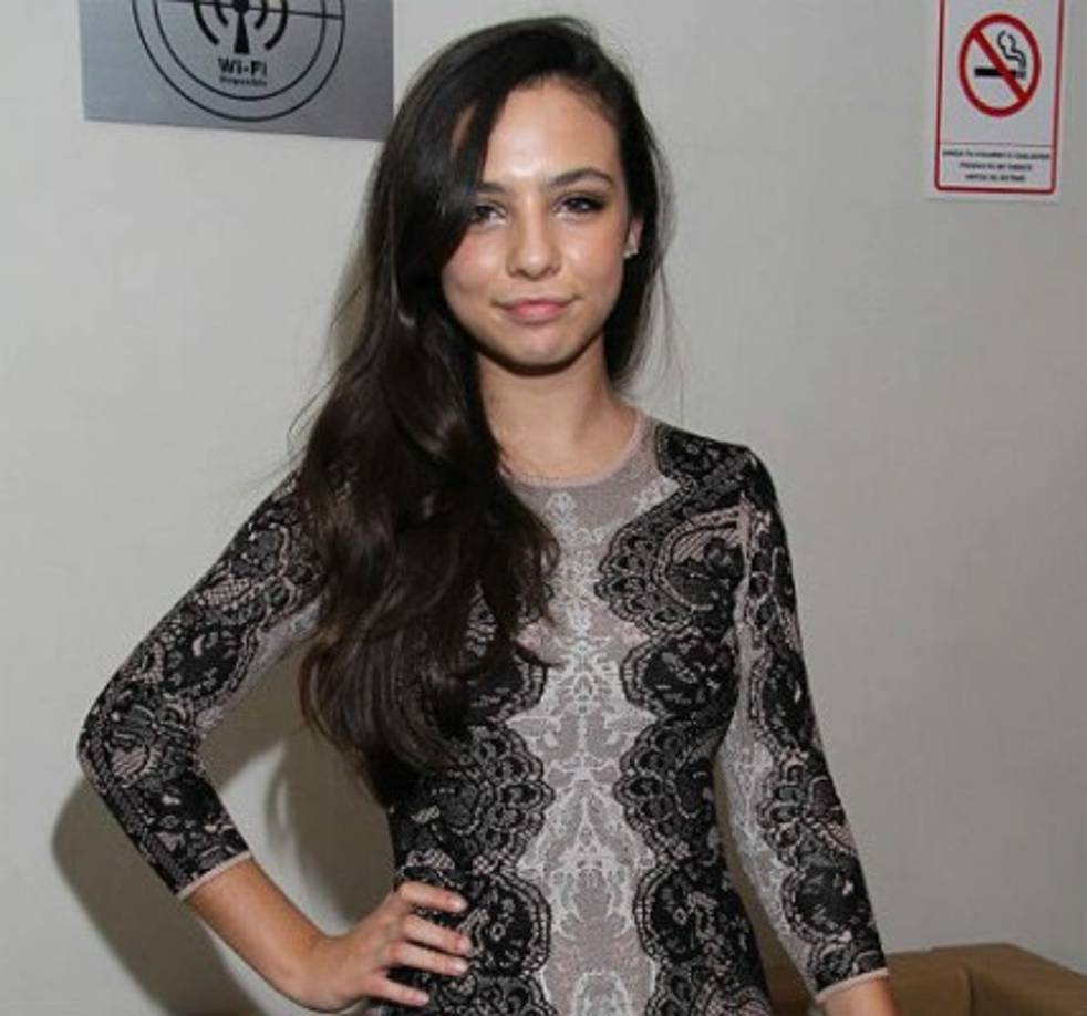 La chica es toda una señorita y ha dado sus primeros pasos en el mundo de la actuación.