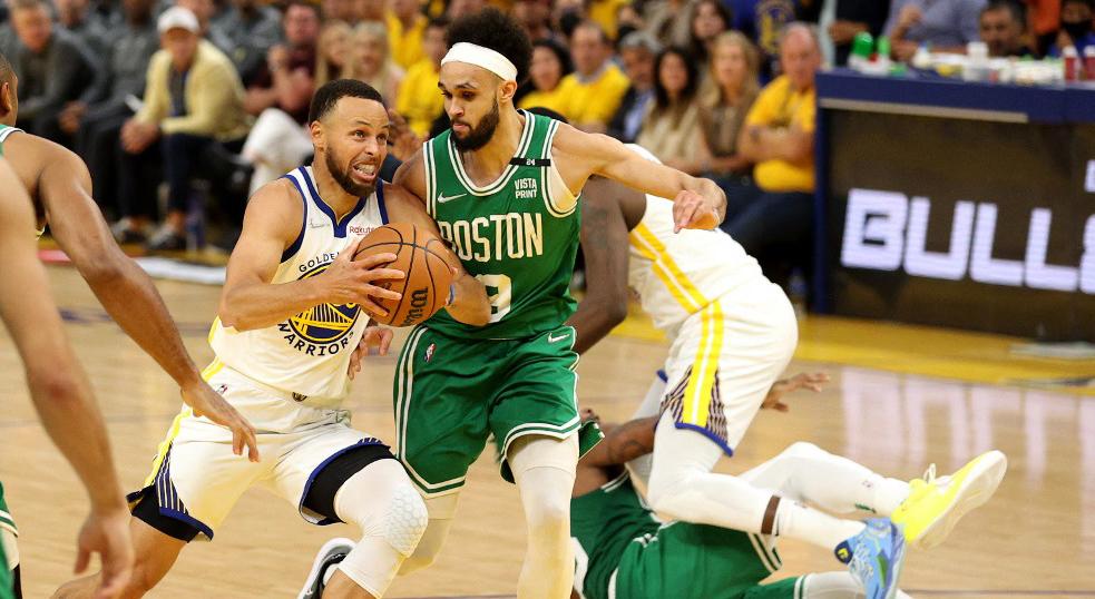 Los Warriors le pasan por encima a los Celtics y logran empatar las finales de la NBA