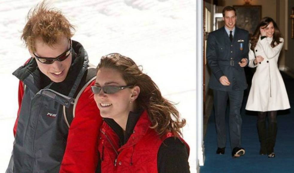 Navidad de 2003: William y Kate iniciaron su romance. En marzo del siguiente año fueron fotografiados durante unas vacaciones de esquí en Suiza.<br/><br/>