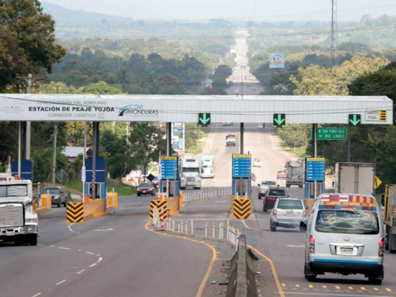 Peaje de Santa Cruz de Yojoa.
