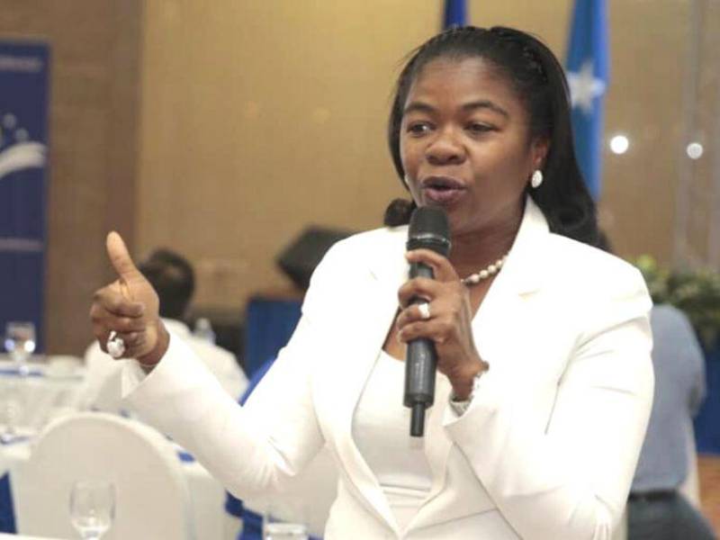 La diputada del Partido Nacional de Honduras (PN), Johana Bermúdez.