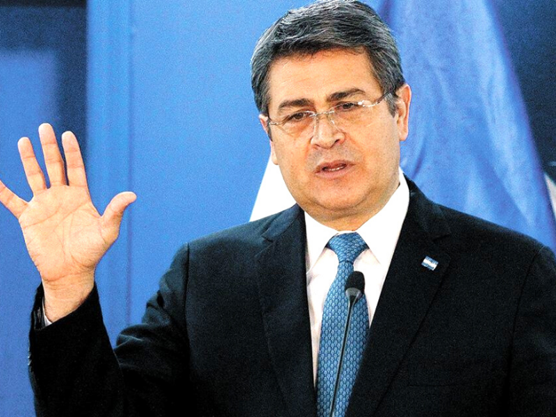 Juan Orlando Hernández, presidente de Honduras.