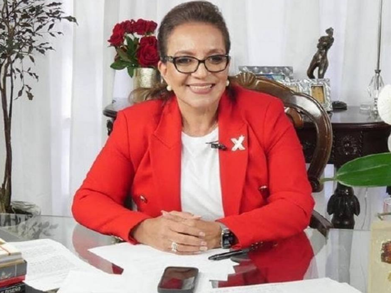 La nueva presidenta de Honduras, Xiomara Castro.
