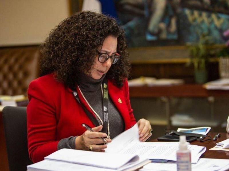 La diputada del PSH, Ligia Ramos.