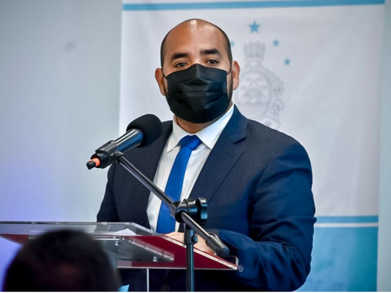 El ministro de la Secretaría de Educación, Daniel Sponda.