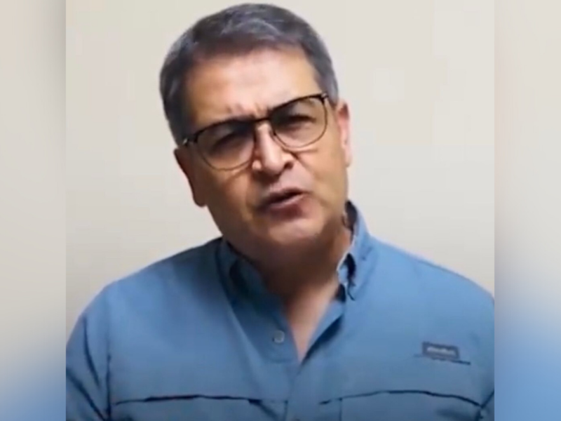 El ex presidente Juan Orlando Hernández.