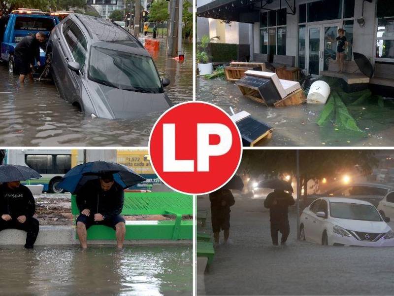 Las intensas lluvias que deja la potencial tormenta tropical que tocó tierra este sábado en la península de Florida (EE.UU.) ha dejado grandes inundaciones.