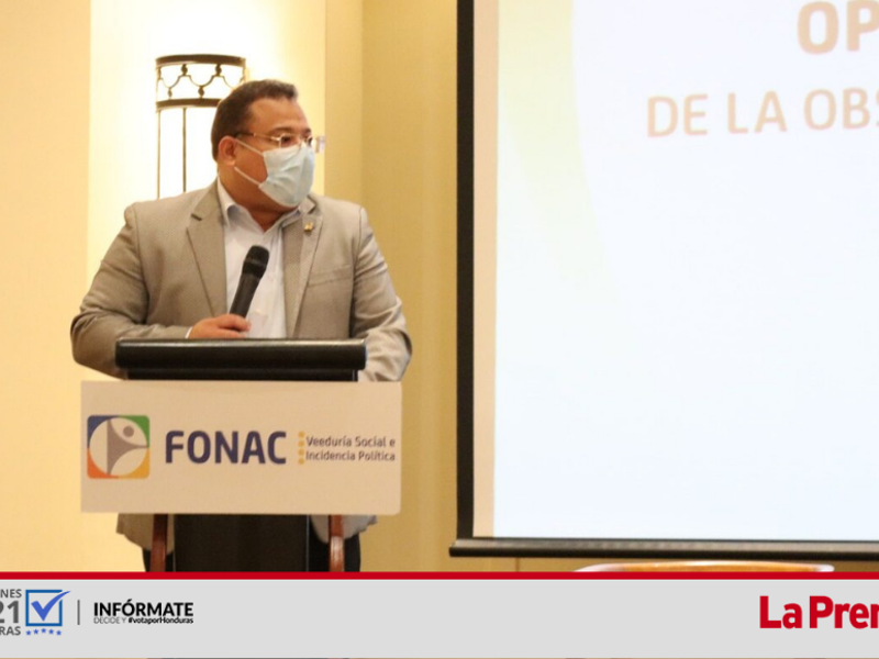 Secretario ejecutivo del Foro Nacional de Convergencia (FONAC), Omar Edgardo Rivera Pacheco.