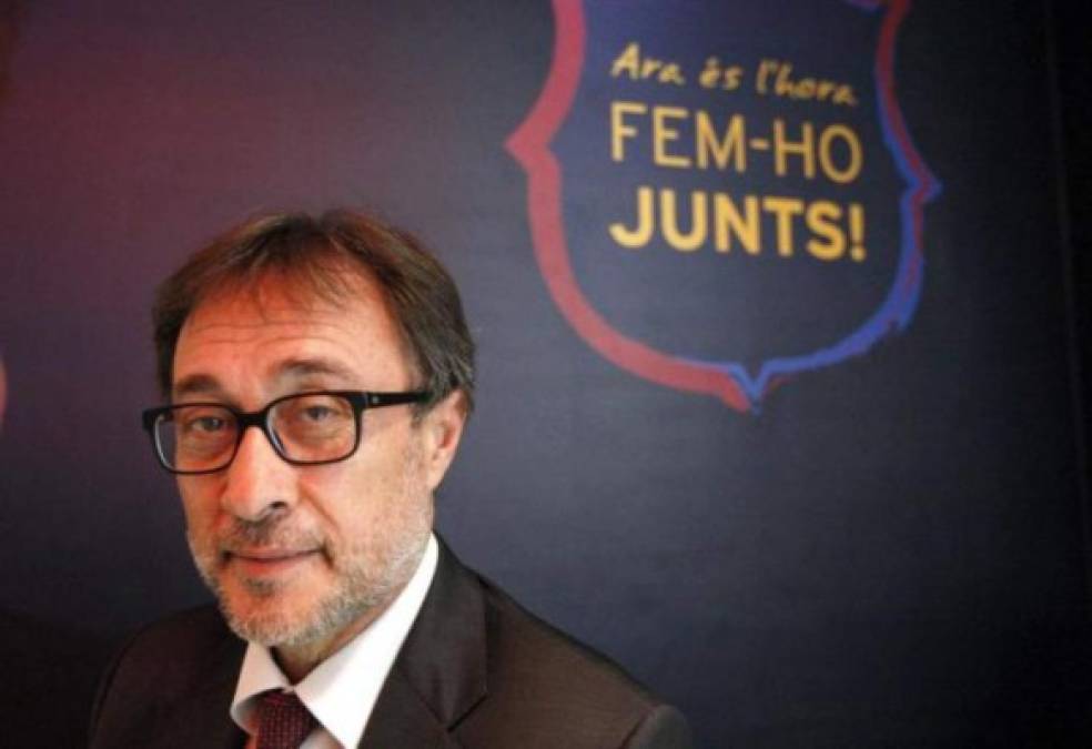 Agustí Benedito: Ya se presentó a las elecciones en el Barcelona en 2010 y 2015, aunque en ambas ocasiones se quedó por el camino.