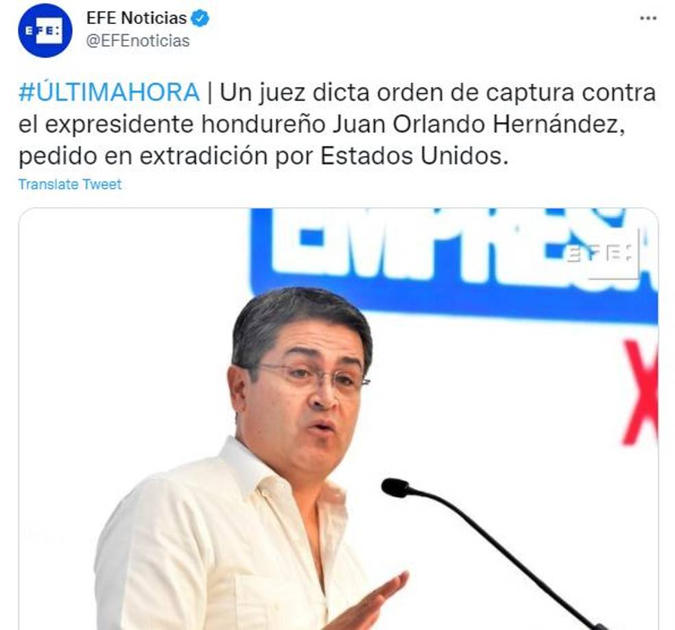 Hernández fue capturado bajo un riguroso dispositivo de seguridad que desde la noche del lunes rodeó su residencia en una zona exclusiva de la capital hondureña.