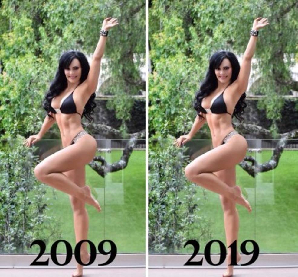 La actriz Maribel Guardia 'no ha cambiado' mucho en 10 años.