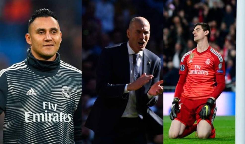 La prensa en España informa que Zidane ha decidido darle la oportunidad a Courtois, por lo que Keylor Navas se va del Real Madrid.