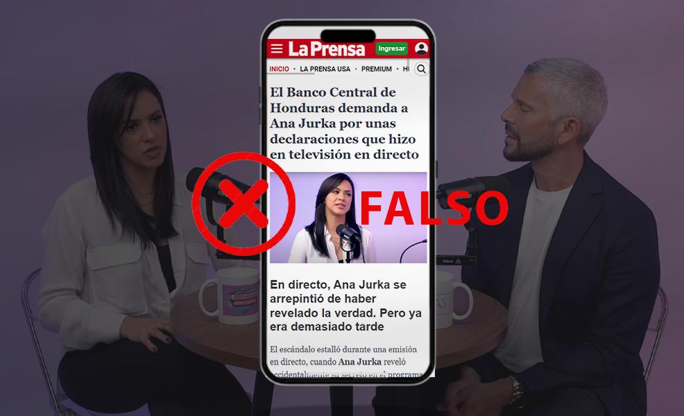 <p>Captura de pantalla de la entrevista de Ana Jurka y Rodner Figueroa, en esta no se habla del Banco Central ni ninguna inversión.</p>