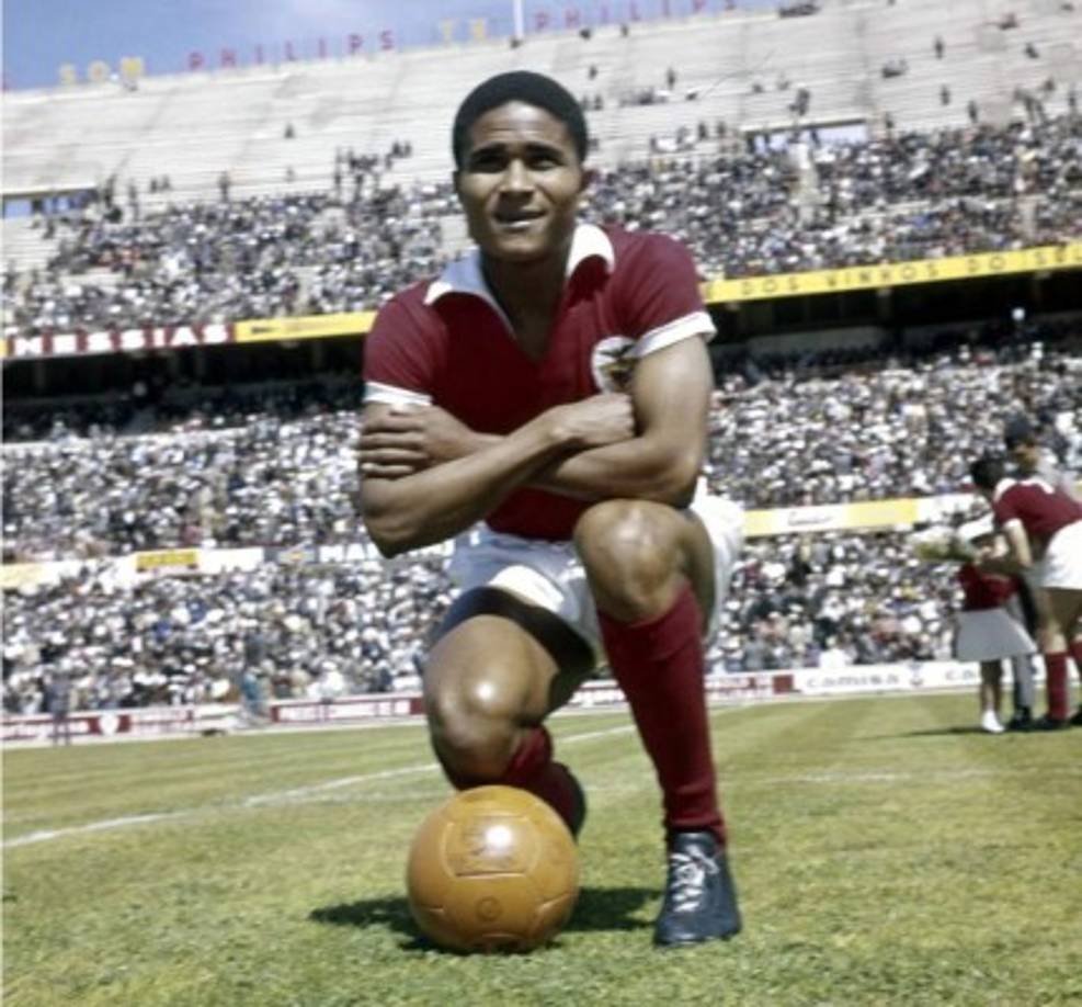 9. El portugués Eusébio (552 goles).