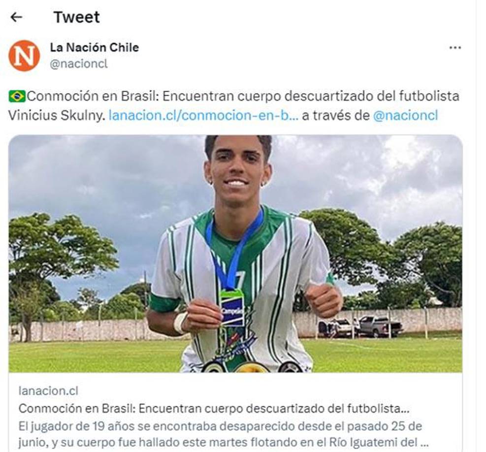 En sus redes sociales, Hugo se presentaba como deportista y posaba en canchas de fútbol celebrando con trofeos