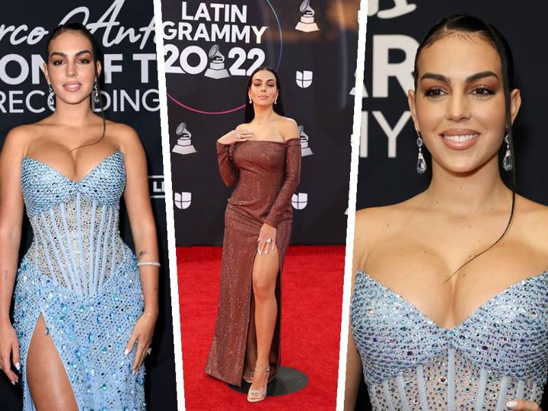 Georgina Rodríguez, pareja de Cristiano Ronaldo, deslumbra en los Premios Latin Grammy 2022 en Las Vegas antes de viajar a Qatar para apoyar al futbolista portugués en el Mundial.
